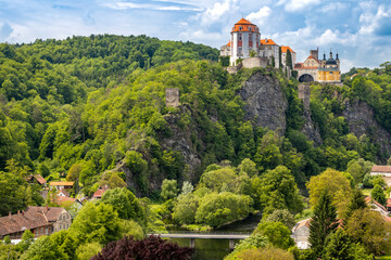 Fototapeta premium Vranov nad Dyji castle, Southern Moravia, Czech Republic