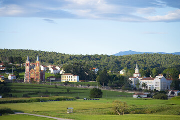 A wide scape of Cóbreces, Cantabria