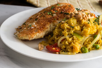 Thai Pineapple Rice Coconut Chicken