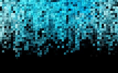 Dark BLUE vector cover in polygonal style. Rectangles on abstract background with colorful gradient. The template can be used as a background.