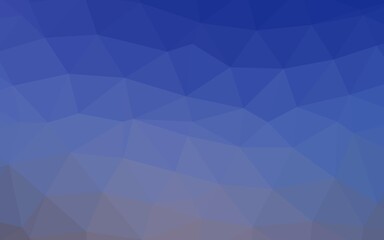 Obraz premium Light BLUE vector polygon abstract background. Glitter abstract illustration with an elegant design. Brand new design for your business.
