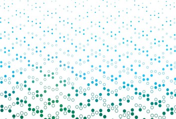 Light Blue, Green vector cover with spots.