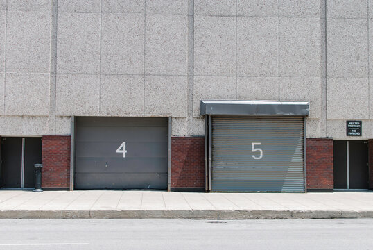 garage doors #4 and 5