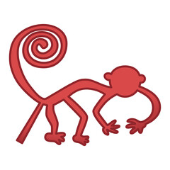 Isolated symbol peru culture tradition icon- Vector