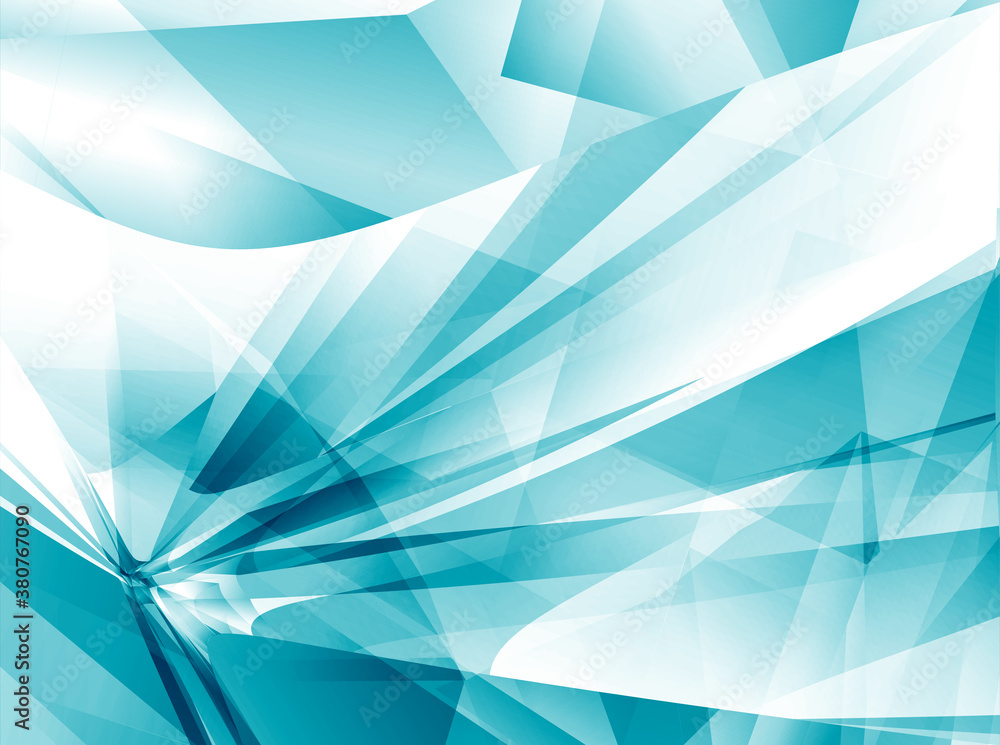 Poster abstract geometric background with perspective effect.
