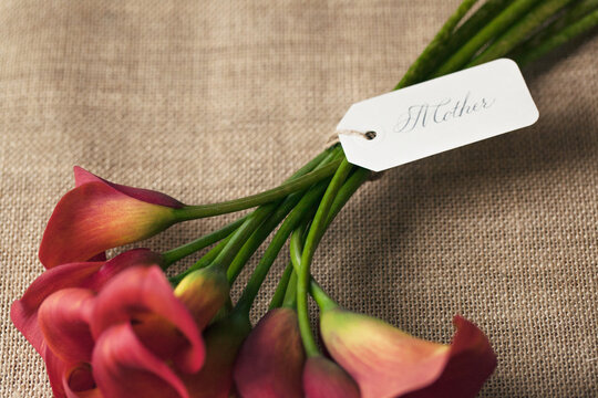 bouquet of calla lilies for mother's day