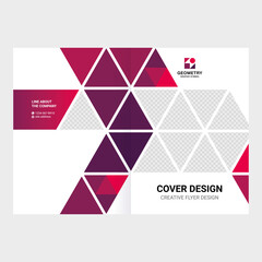 Cover design, creative layout of the magazine page, booklet, catalog, cover layout of the company's annual report