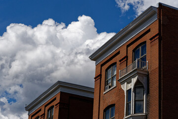 Obraz premium Montreal facades in Griffintown area