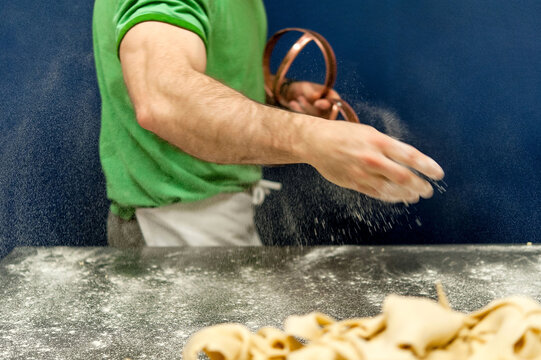 Throwing Flour