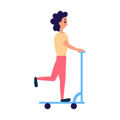 Isolated man skateboard exercise yoga health life icon- Vector