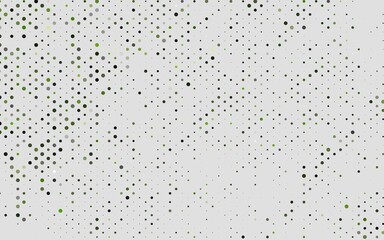 Light Green vector pattern with spheres. Beautiful colored illustration with blurred circles in nature style. Pattern for ads, leaflets.