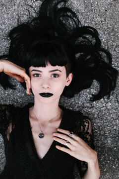 Portrait of gothic woman