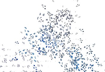 Light BLUE vector pattern with chaotic shapes.