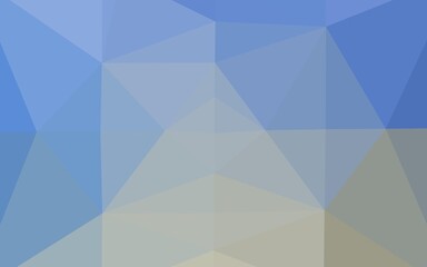 Light Blue, Yellow vector low poly cover. An elegant bright illustration with gradient. Brand new design for your business.
