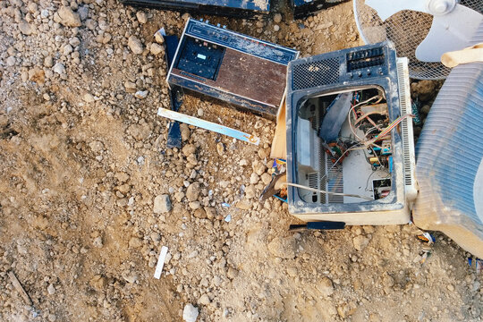 Garbage on the ground