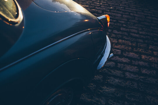 Detail of vintage car