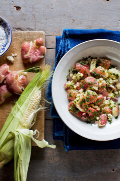 Corn and Potato Salad