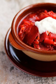 Authentic Russian Borscht