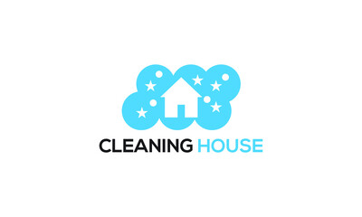 House Cleaning logo designs concept, Cleaning House logo template vector
