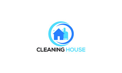 House Cleaning logo designs concept, Cleaning House logo template vector