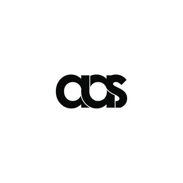 aas letter original monogram logo design
