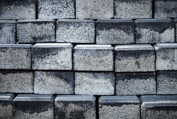 The texture of the cement.