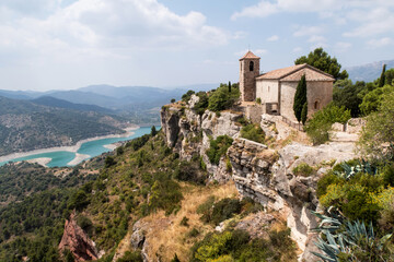 Medieval village on top of mountain