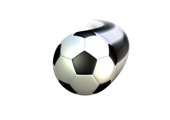 Fototapeta premium 動きがあるサッカーボール