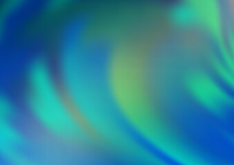 Light Blue, Green vector blurred bright template. Colorful abstract illustration with gradient. The template can be used for your brand book.