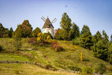 windmill in the fields