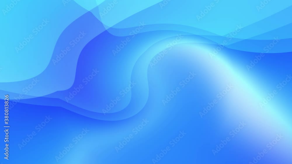 Poster abstract changing surface soft translucent material jelly loop background. soft bright 3d glow festi