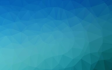 Light BLUE vector abstract mosaic pattern. Colorful illustration in abstract style with gradient. Template for a cell phone background.