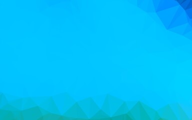 Obraz premium Light BLUE vector low poly layout. An elegant bright illustration with gradient. Template for a cell phone background.