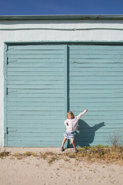 Cute toddler girl posing for the camera