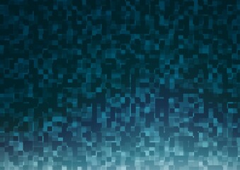 Fototapeta premium Light BLUE vector cover in polygonal style.