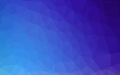 Fototapeta premium Dark BLUE vector shining triangular pattern. An elegant bright illustration with gradient. Triangular pattern for your business design.