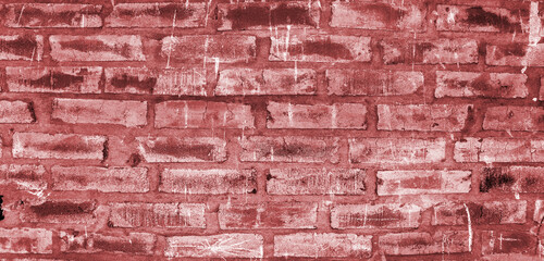 Abstract red wall backdrop. Red brick wall texture