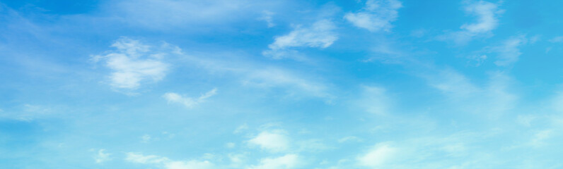 blue sky with beautiful natural white clouds	
