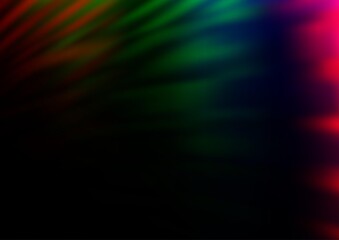 Dark Multicolor, Rainbow vector abstract bright template. Colorful illustration in abstract style with gradient. Brand new style for your business design.