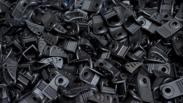 Modern production of plastic products.