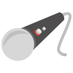 
Microphone isometric design icon 
