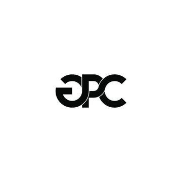 gpc letter original monogram logo design
