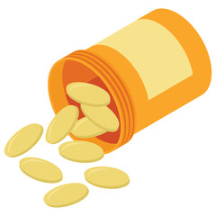 
A medicine jar to store tablets
