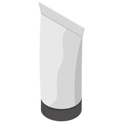 
Gel, isometric vector icon, 
