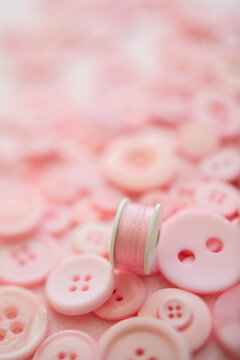 Pink buttons on pink background