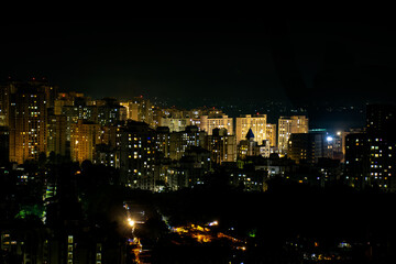 Citylights from urban nights in Thane