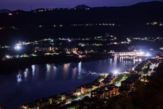Citylights from urban nights in Lavasa