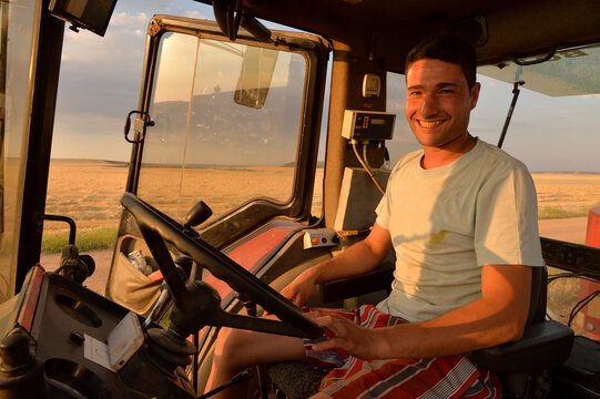 Smiling driver