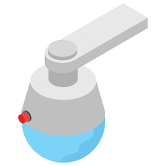 
Isometric vector icon of security camera, cctv camera, 
