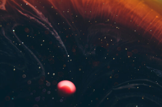 Planet caught in solar storm